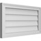 Ekena Millwork Vertical Surface Mount PVC Gable Vnt: Non-Functional, w/2"W x 1-1/2"H, Brickmould Frame, 30"W x 16"H GVPVE30X1602SN - alternate 2